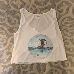 Ripcurl Size Large “Aloha” V Neck Tank